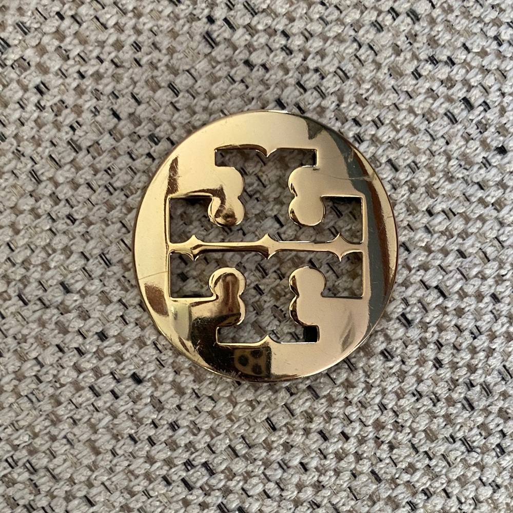 Tory Burch Shiny Gold Emblem only